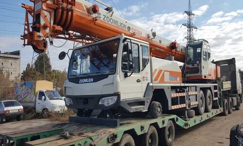 Трал корыто с задним заездом 3 оси 38 тонн 14м.